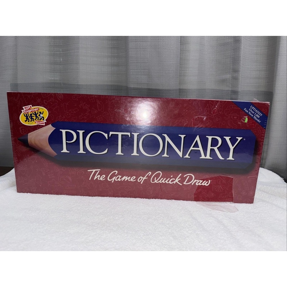 Vintage Pictionary 1993- 1997‎ Edition NEW SEALED Milton Bradley Board Game USA